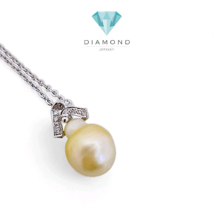 Liontin Yellow Pearl Diamond 18K / Diamond Jewelry 7LMGT300WP-HT