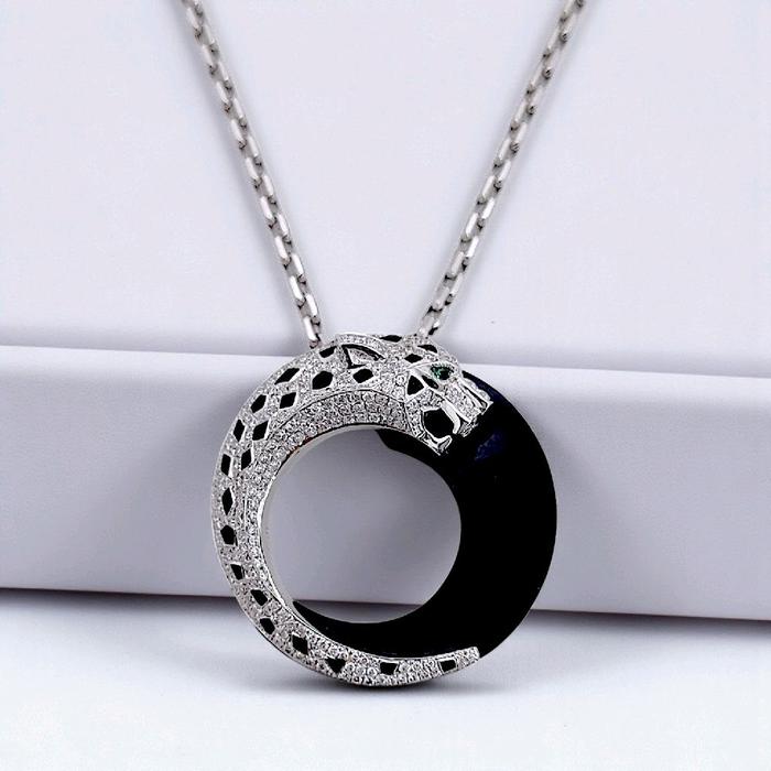 Pendant Diamond Panthere 18K / Liontin Berlian Panthere 18K / Diamond Jewelry 1LBD2222590AB-HT
