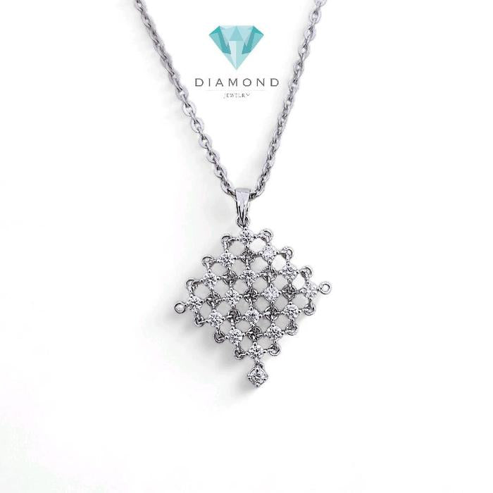 Liontin Mesh Diamond 18K / Diamond Jewelry 18LBGT14300WP-HT