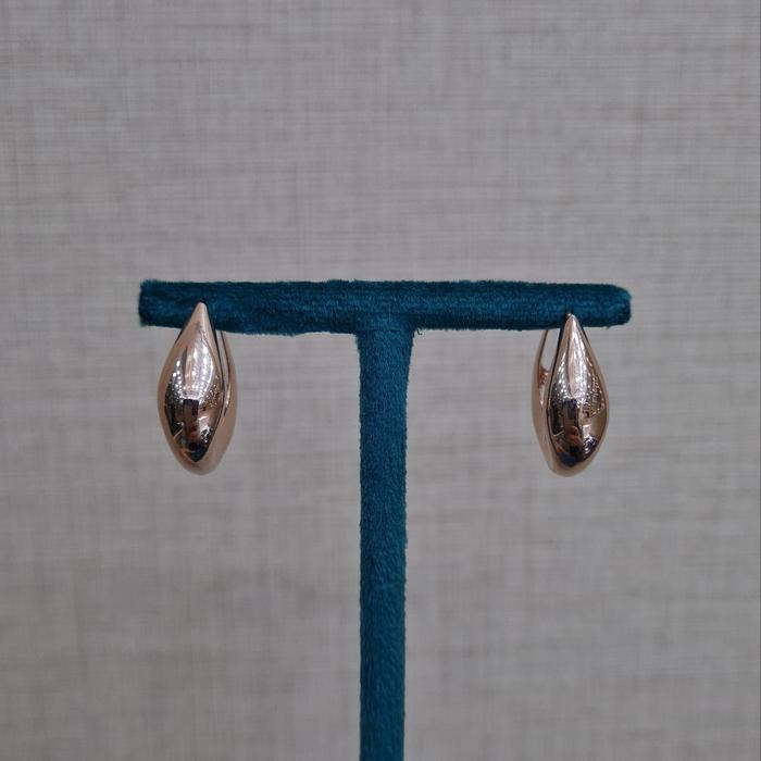 Anting Mas bottega klip Rose Gold 750K-Diamond Jewelry