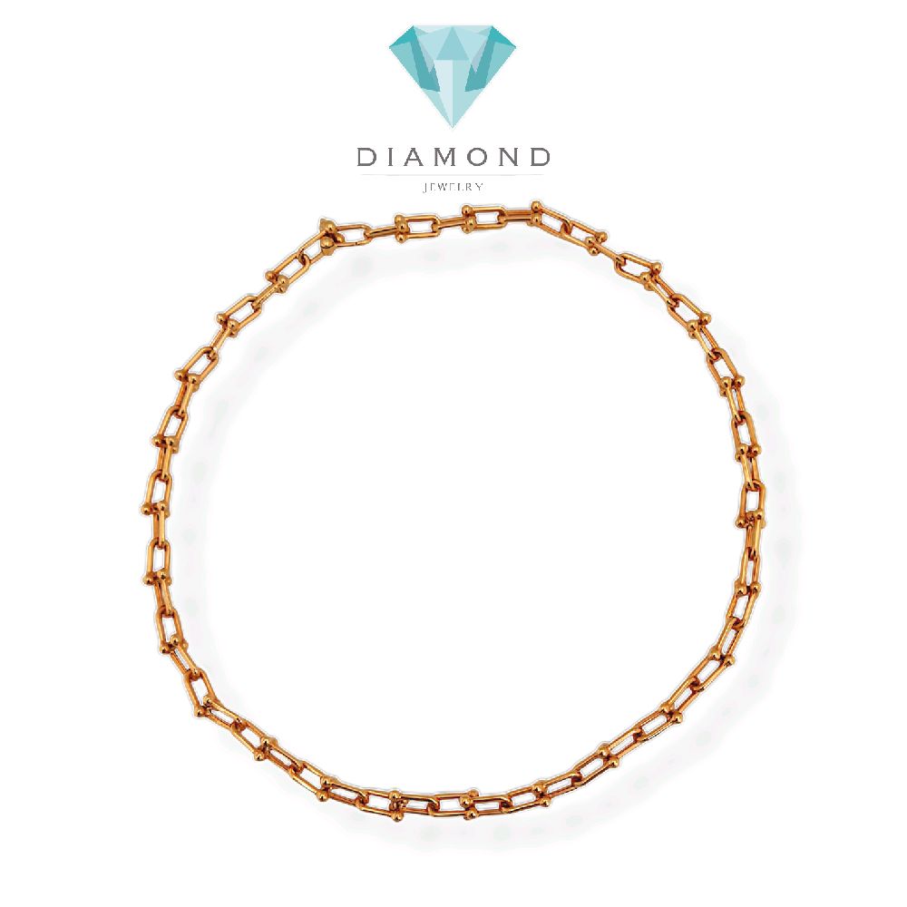 T Hardware Chain Necklace 700/750 Gold/Kalung Emas Chain T-Diamond Jewelry -  394KMS1430LS-HT