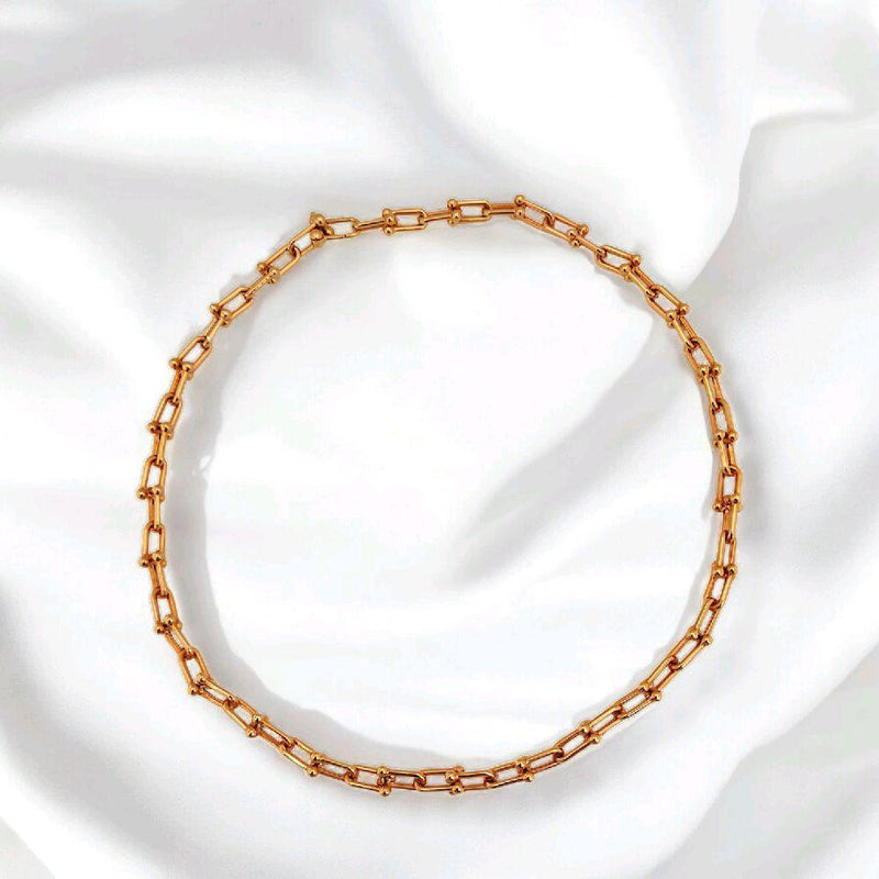 T Hardware Chain Necklace 700/750 Gold/Kalung Emas Chain T-Diamond Jewelry -  394KMS1430LS-HT