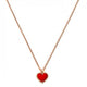Sweet Alhambra Heart Charnelian 18K Gold-Diamond Jewelry-385KBD273RY/156BGSM155RY-HT