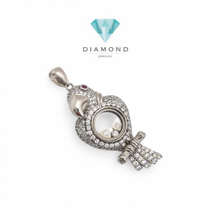 Liontin Mas Bird White Gold 18K-Diamond Jewelry