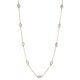 Diamond Elsa  necklace 18k stacking yard- Diamond Jewelry