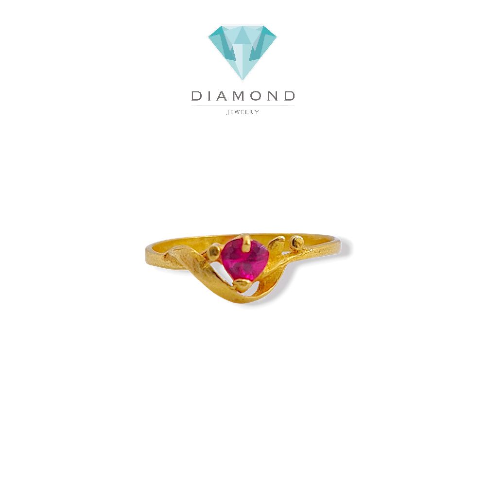 Pink Love Gold Ring 23K / Cincin Emas Love Pink 23K / 92CMSWP2