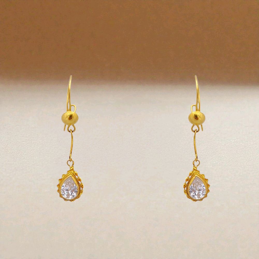 Pear Gold Earring 23K / Anting Emas Pear 23K /   358AMSWP2