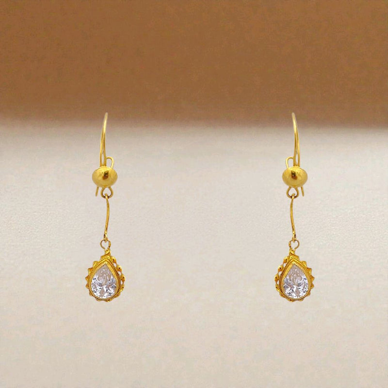 Pear Gold Earring 23K / Anting Emas Pear 23K /   358AMSWP2