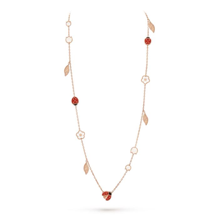 Lucky Spring VCA Bracelet/necklace 18gold Diamond Jewelry