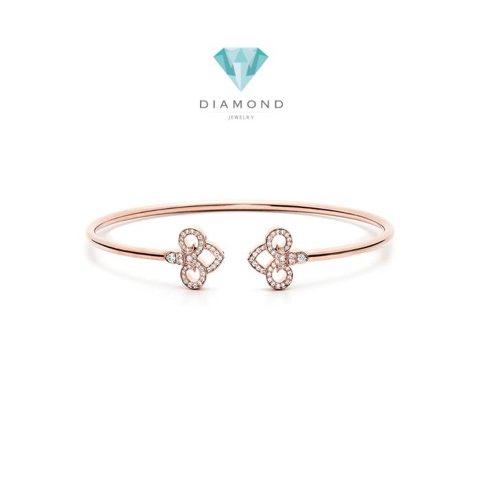 Tif Fleur bangle 18K Gold Diamond Diamond Jewelry