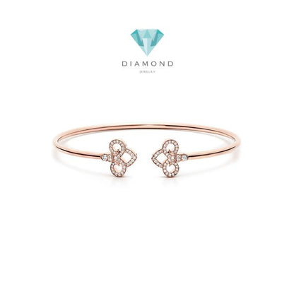 Tif Fleur bangle 18K Gold Diamond Diamond Jewelry