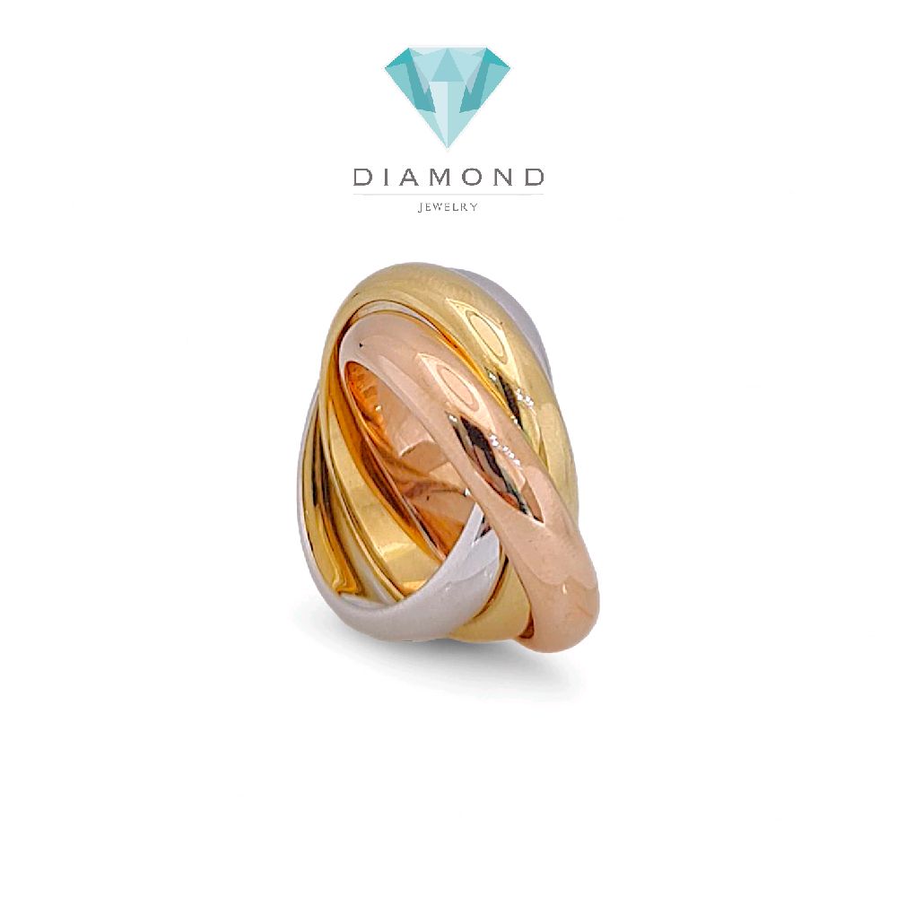 Trinity Large Ring 18K / Cincin Trinity Besar 18K / Diamond Jewelry 401CBD1233RY-HT