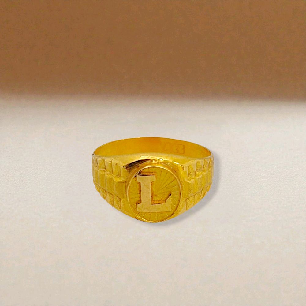 L Gold Ring 24K / Cincin Bayi Emas L 24K / 107CMSWP1