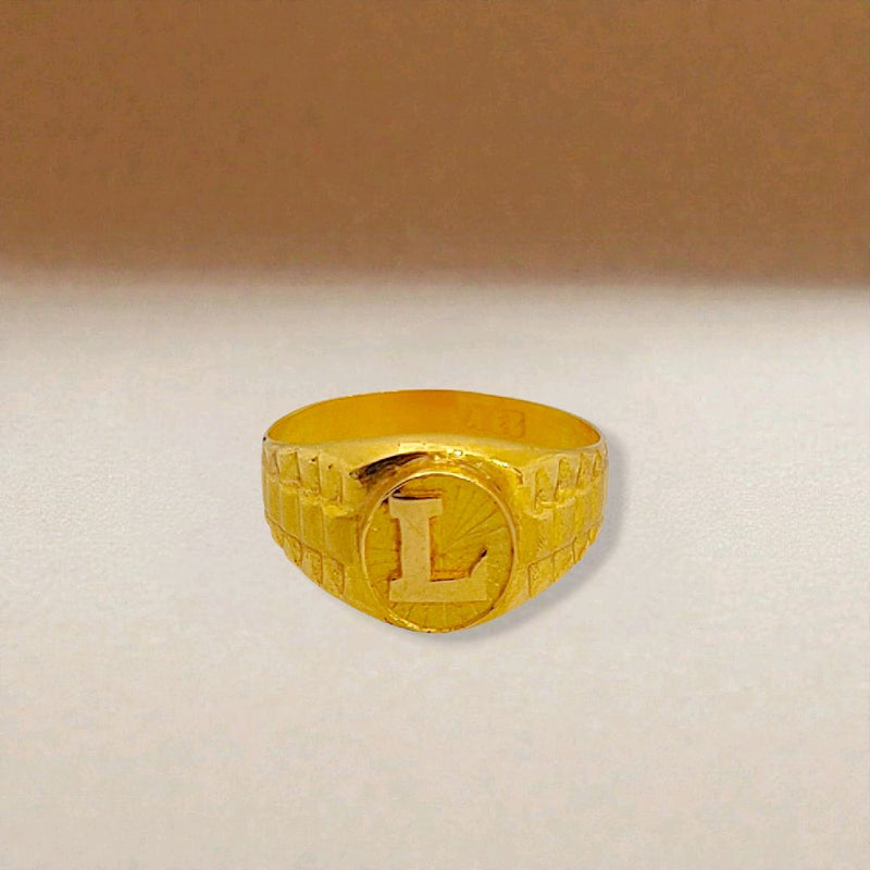 L Gold Ring 24K / Cincin Bayi Emas L 24K / 107CMSWP1
