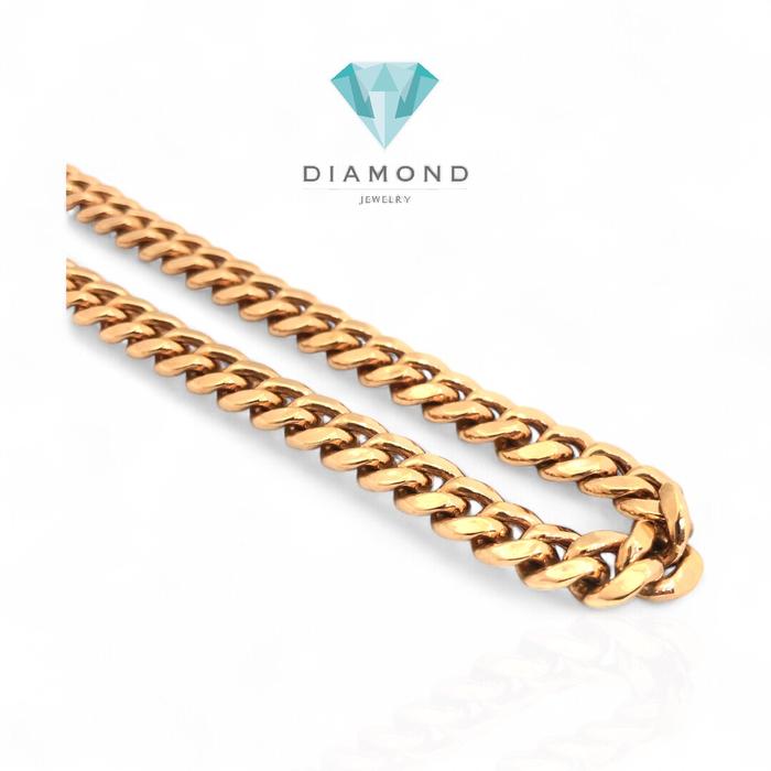 Sisik naga kalung emas chain 18k-Diamond jewelry