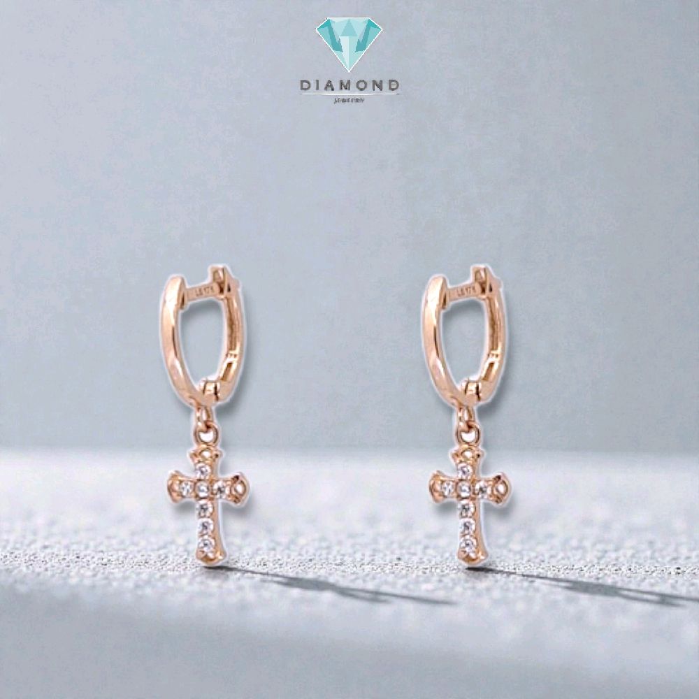 Anting Salib Emas 17K / Diamond Jewelry / 431AMS170LS