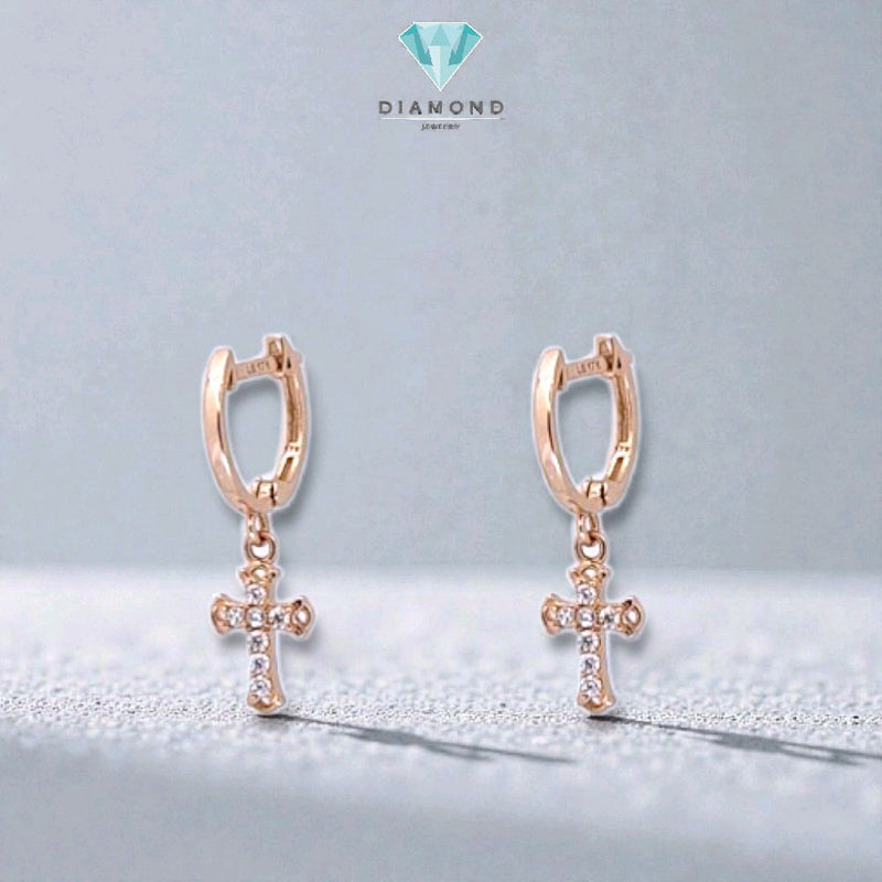 Anting Salib Emas 17K / Diamond Jewelry / 431AMS170LS