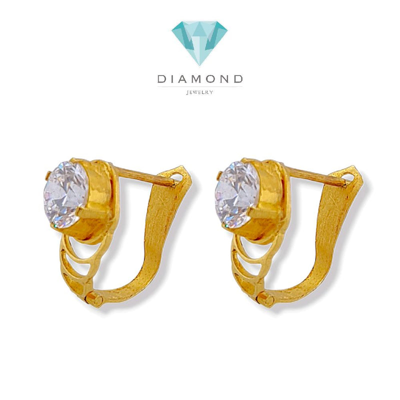 Hoop Gold Earring 23K / Anting Emas Hoop 23K / 327AMSWP2
