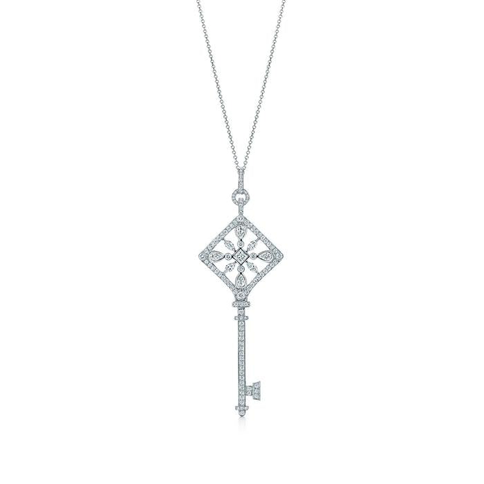 Kaledeiskop Tif Key pendant diamond 18K gold Diamond Jewelry