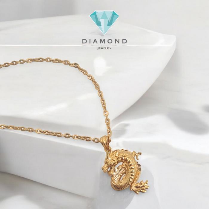 Liontin Mas Naga 700K-Diamond Jewelry