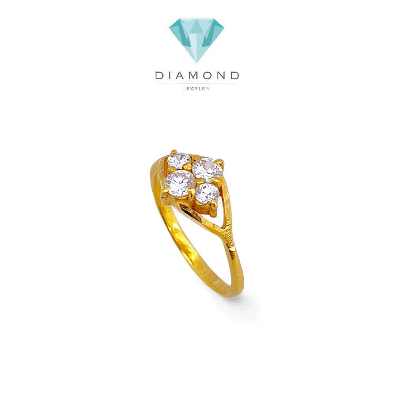 Flower Gold Ring 23K / Cincin Emas Bunga 23K / 97CMSWP3