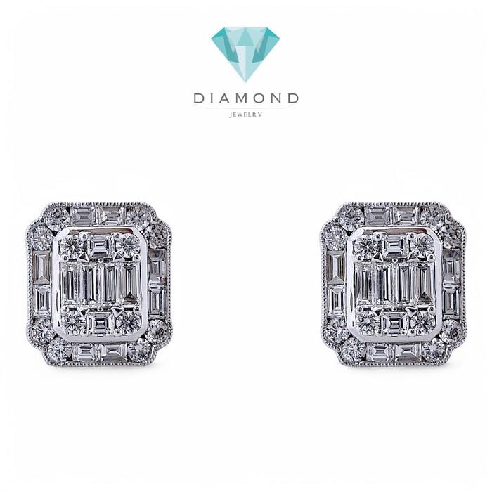 Magic Baguette Earrings 18K / Diamond Jewelry