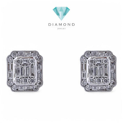 Magic Baguette Earrings 18K / Diamond Jewelry