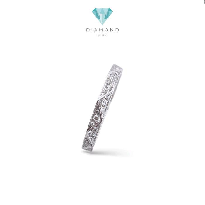Signature White Gold Diamond Rings 18K / Diamond Jewelry / 126CBD55000AB
