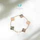 Clover grey pearl and diamond 18k -Diamond Jewelry