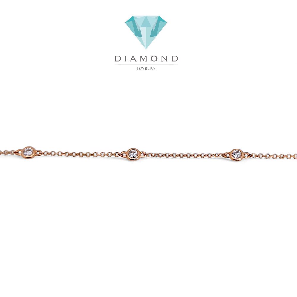 Tennis Diamond Bracelet 18K / Gelang Tennis Berlian 18K / Diamond Jewelry 158GB38500AB - HT