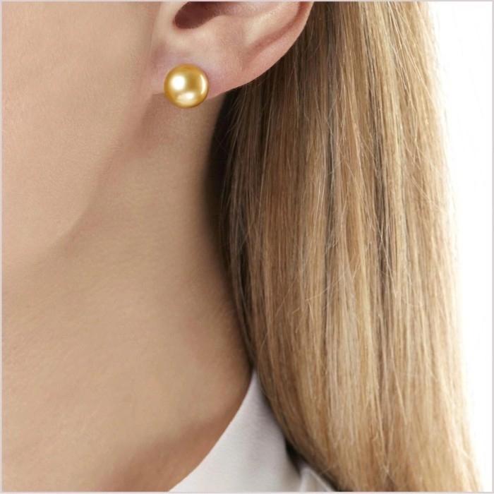 Anting Mutiara laut kuning