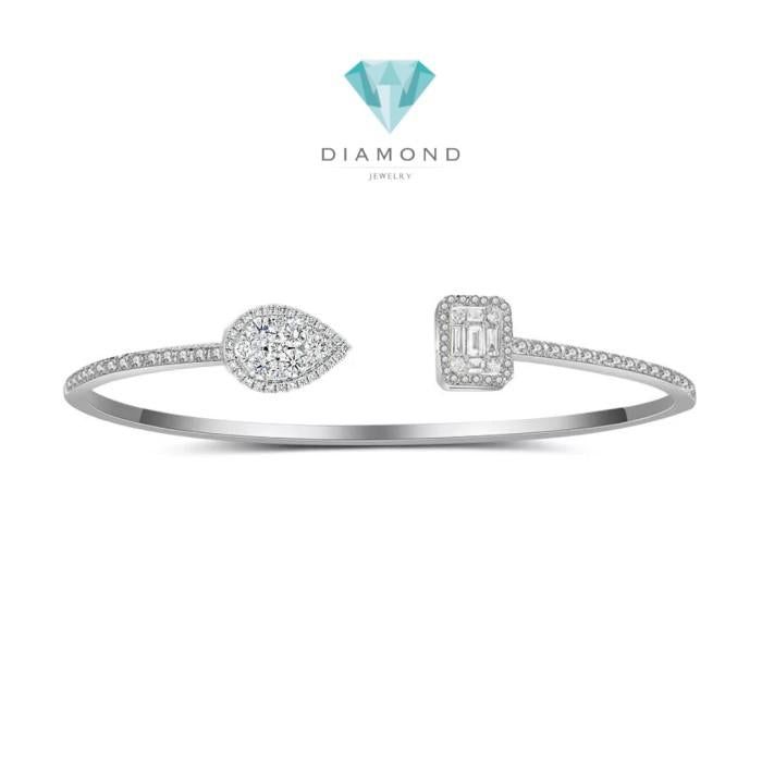 Viva Baguette Diamond Bangle-bracelet 18k Gold Diamond Jewelry