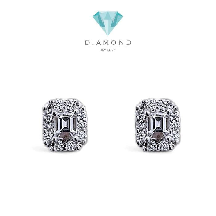 Baguette Diamond Earring 18K / Diamond Jewelry