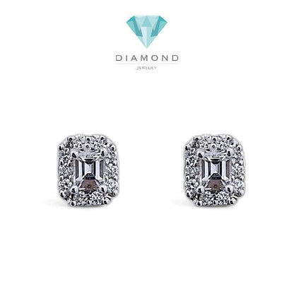Baguette Diamond Earring 18K / Diamond Jewelry
