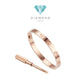 Love hollow bracelet 18k gold-Diamond Jewelry