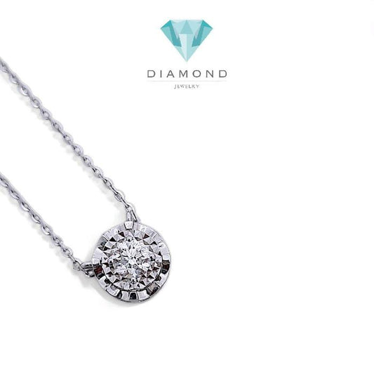 Liontin Solitaire Round Diamond 18K / Diamond Jewelry