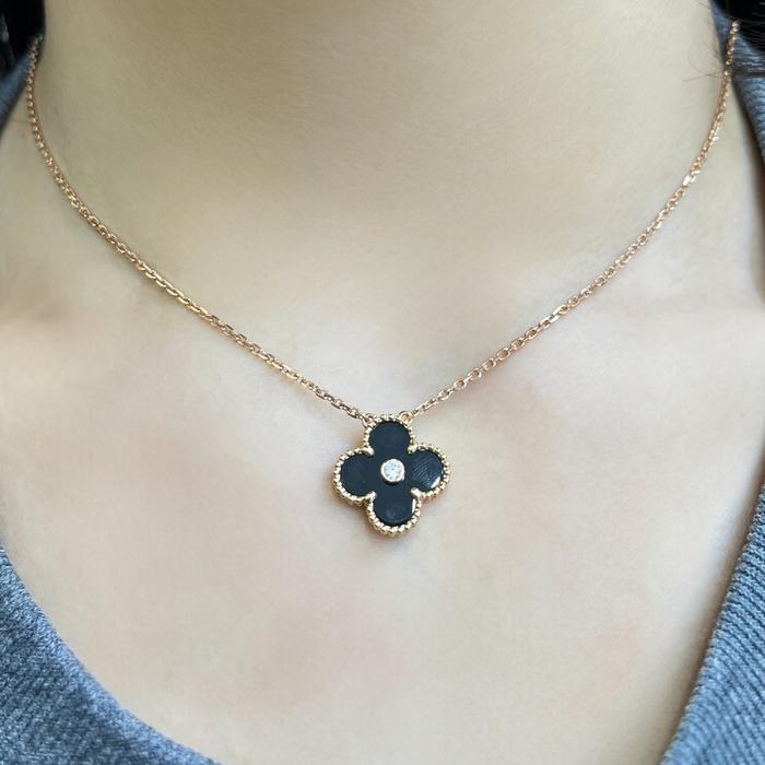 Vintage Onyx Holiday With Diamond  18K/ Diamond Jewelry-365KBD6000RY-HT