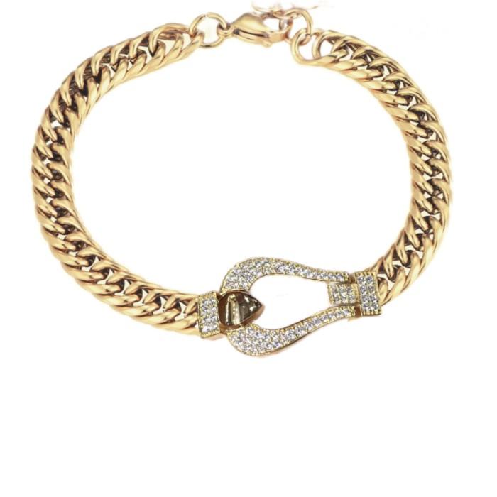 Gelang emas asli 18 Krt Gold Diamond Jewelry