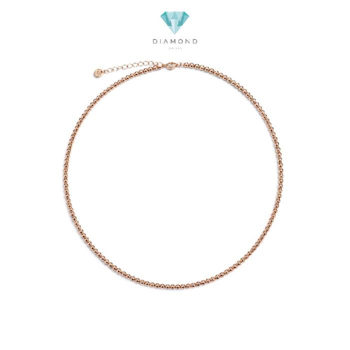 Chain Necklace Rose Gold 18K / Kalung Bola Rose Gold 18K / Diamond jewelry / 457KMS506LS
