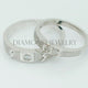 Cincin Kawin/Wedding Ring - Diamond Jewelry Two Tone 01020824/01020825