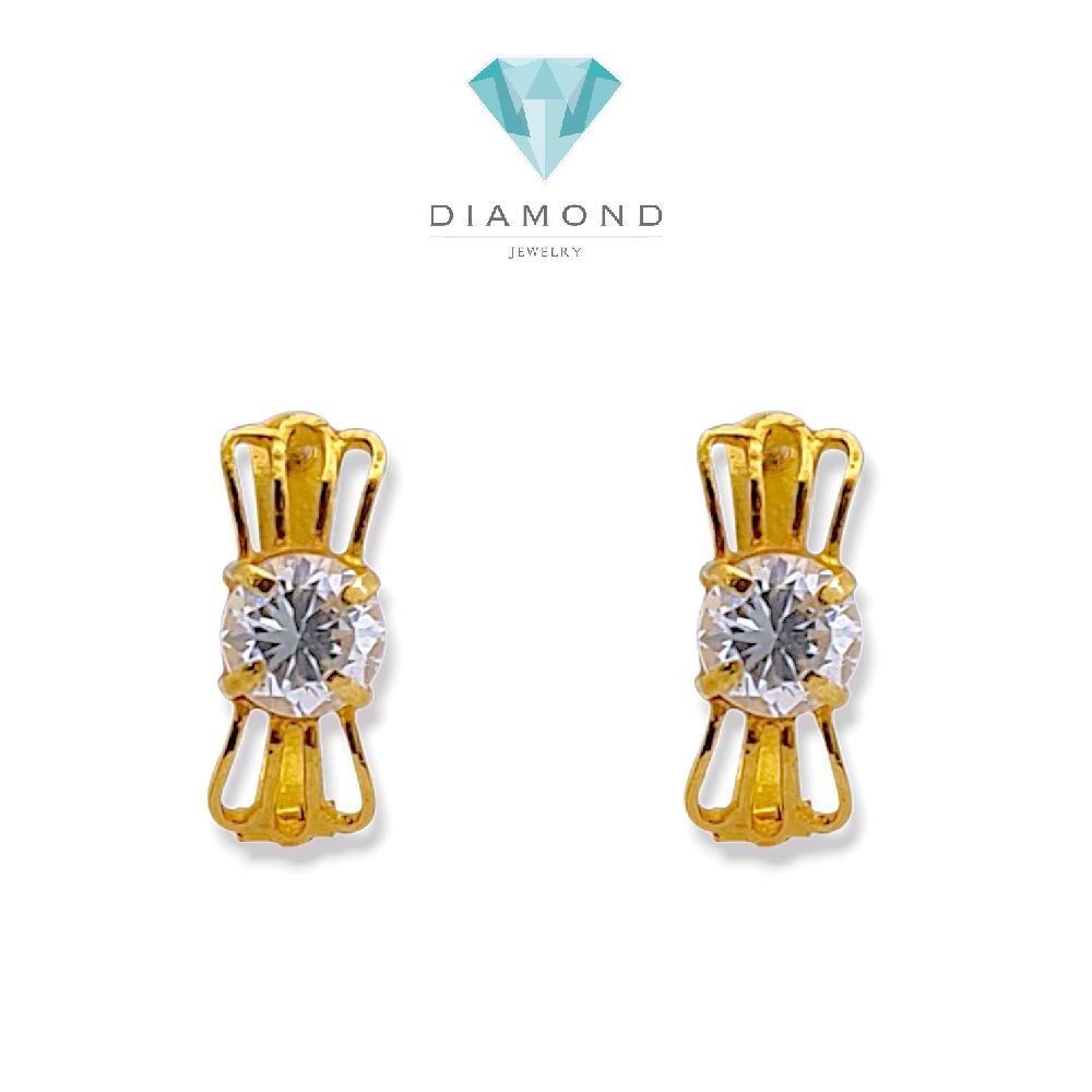Ribbon Gold Earring 23K / Anting Pita Emas 23K / 313AMSWP2