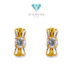 Ribbon Gold Earring 23K / Anting Pita Emas 23K / 313AMSWP2