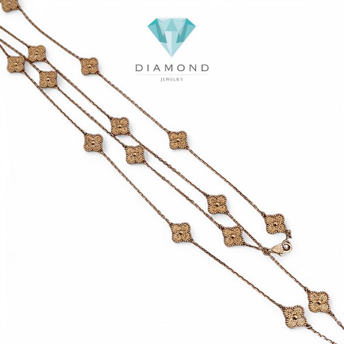 Sweet alhambra clover Long 16Clover 18K / Diamond Jewelry