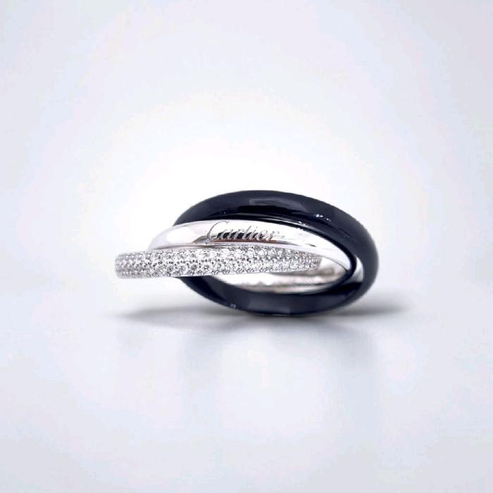 Trinity Diamond Ring 18K / Cincin Berlian Trinity 18K / Diamond Jewelry / 124CBD110800AB