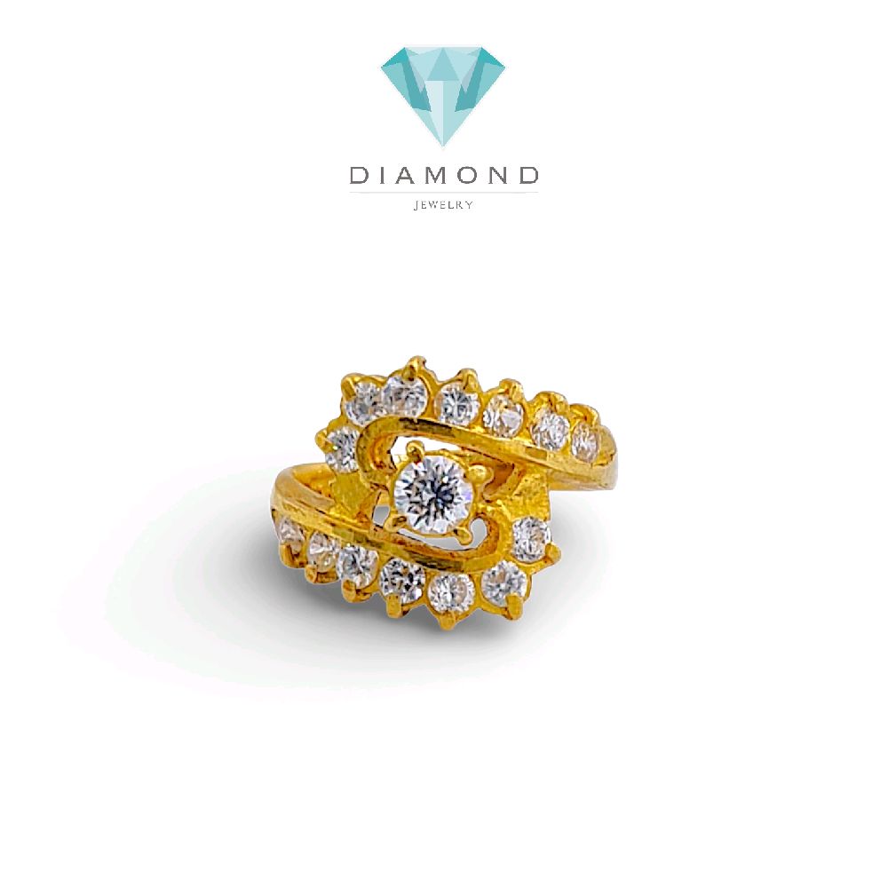 Double Listring Gold Ring 23K / Cincin Emas Double Listring 23K / 105CMSWP6