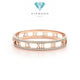 atlas bangle authentic diamond and 18 K gold Diamond Jewelry