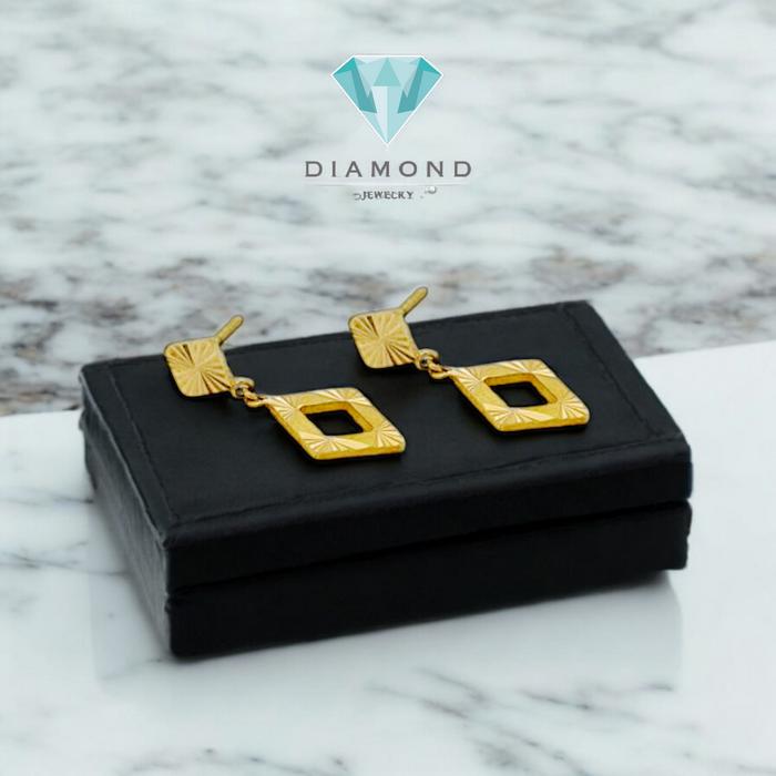 Anting Mas 23K-Diamond Jewelry