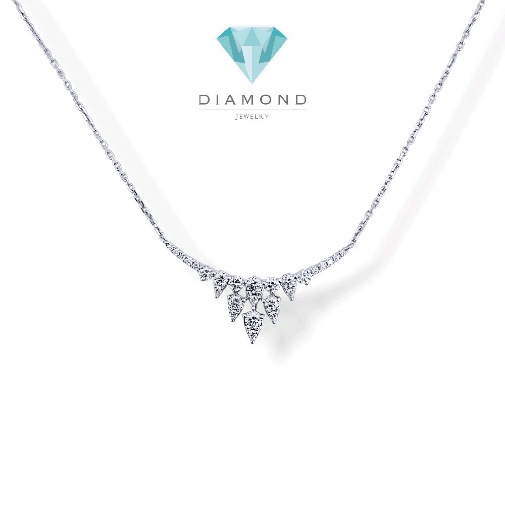 Eternal Pear Diamond Necklace 18K / Kalung Berlian Eternal Pear 18K / Diamond Jewelry - 147KBD95000AB