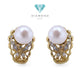 Butterfly Diamond Earring 18K / Diamond Jewelry 18ABGT522