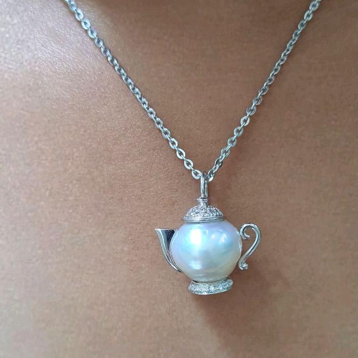 Liontin Had to Pearl Diamond 18K / Diamond Jewelry 6LMGT448WP